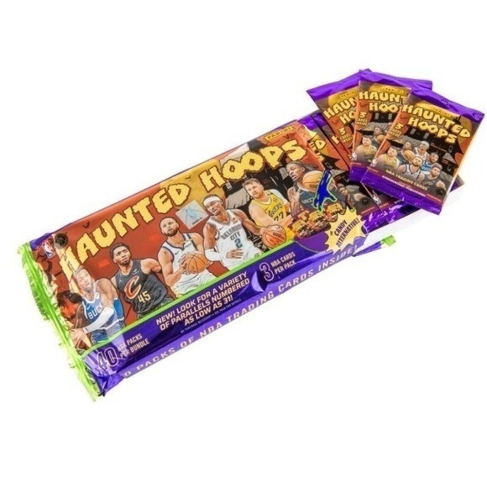 2024-25 Panini Haunted Hoops NBA Basketball 40 Pack Bundle Sealed 120 Cards - Picture 2 of 5